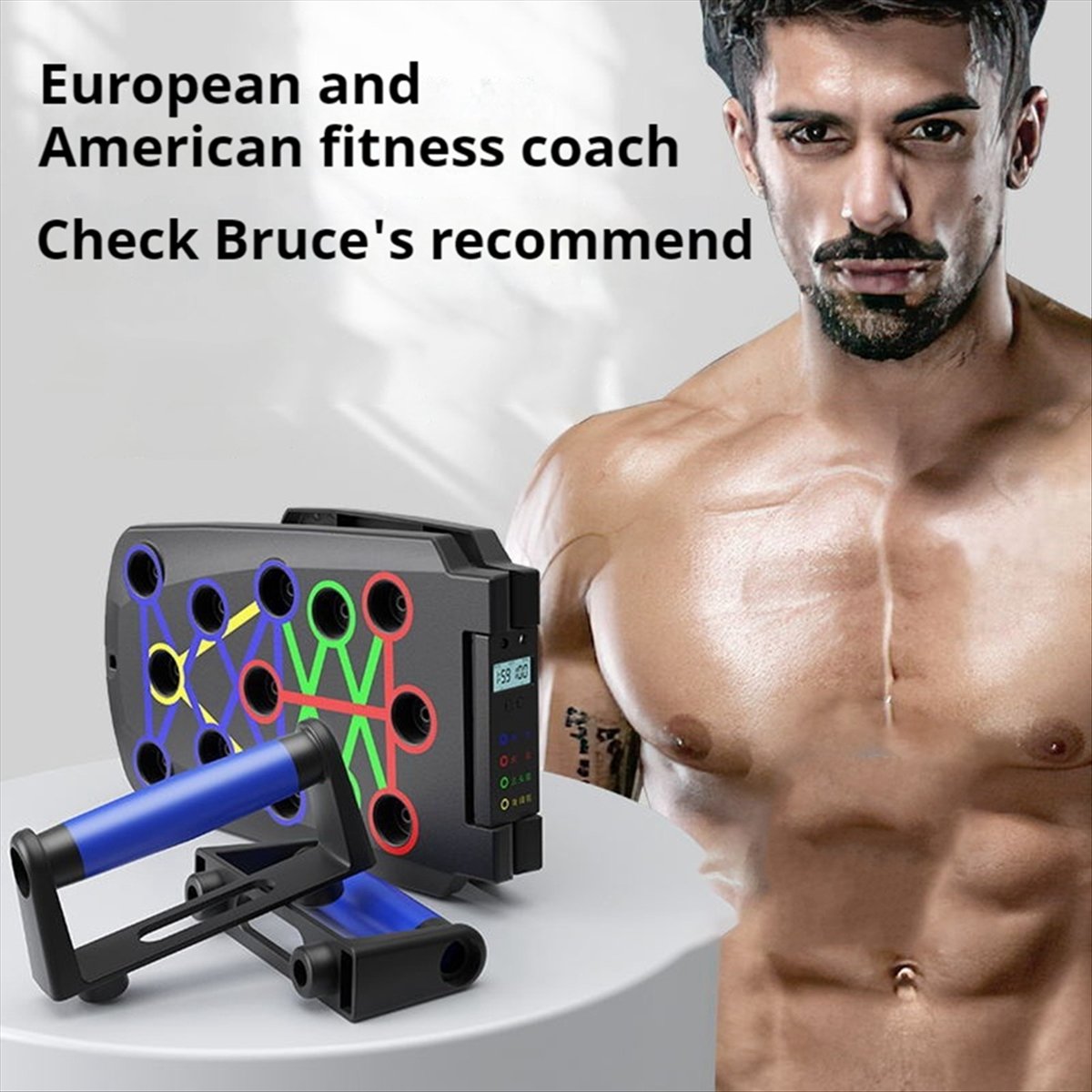 Portable Foldable Push Up Boar - Push Up Board recension och pris