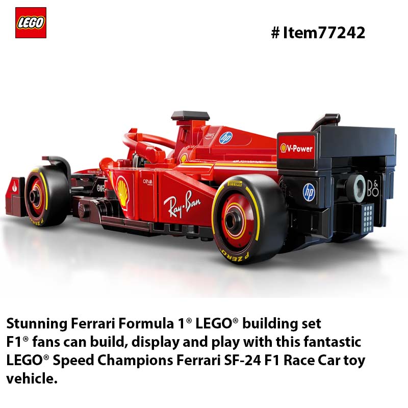 LEGO 77242 Speed Champions Fer - Victor Racket Jetspeed recension och pris