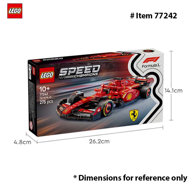 LEGO 77242 Speed Champions Fer - Victor Racket Jetspeed recension och pris